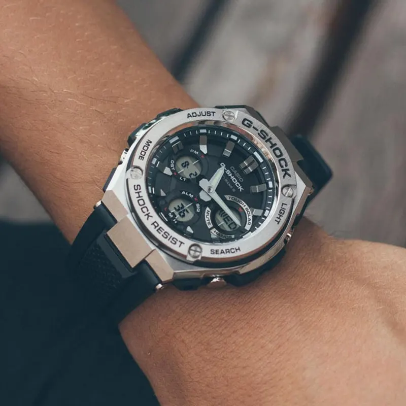 Casio G-shock G-STEEL Digital-Analog Dial Men's Watch- GST-S110-1A